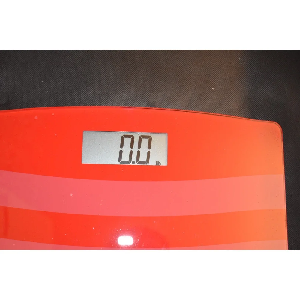 Conair Battery Digital Scale 0-400lbs WW24R Pink stripe Weight Watchers GUC